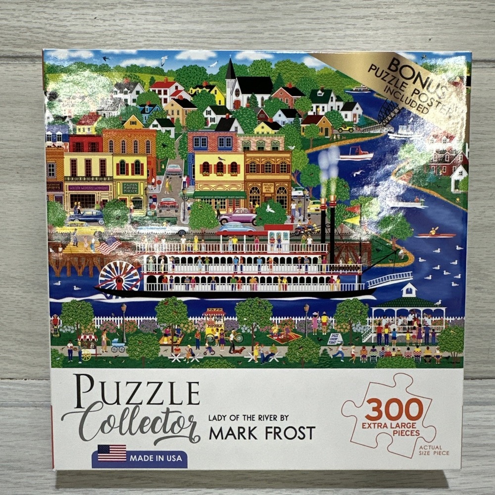 ROSE ART 24x18" Lady Of The River 300PC Puzzle *Pieces Verified*